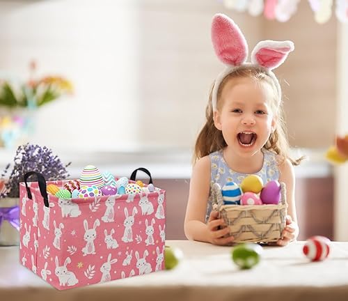 Miniatura 66 de HIYAGON Cesta de almacenamiento para niños, cesta de regalo para bebé, cesta de regalo, cesta organizadora de juguetes lindos, caja rectangular