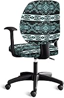 Vista 2 de Southwest - Funda elástica elástica para silla de computadora, antideslizante, para silla de juego, funda verde para silla de escritorio, funda