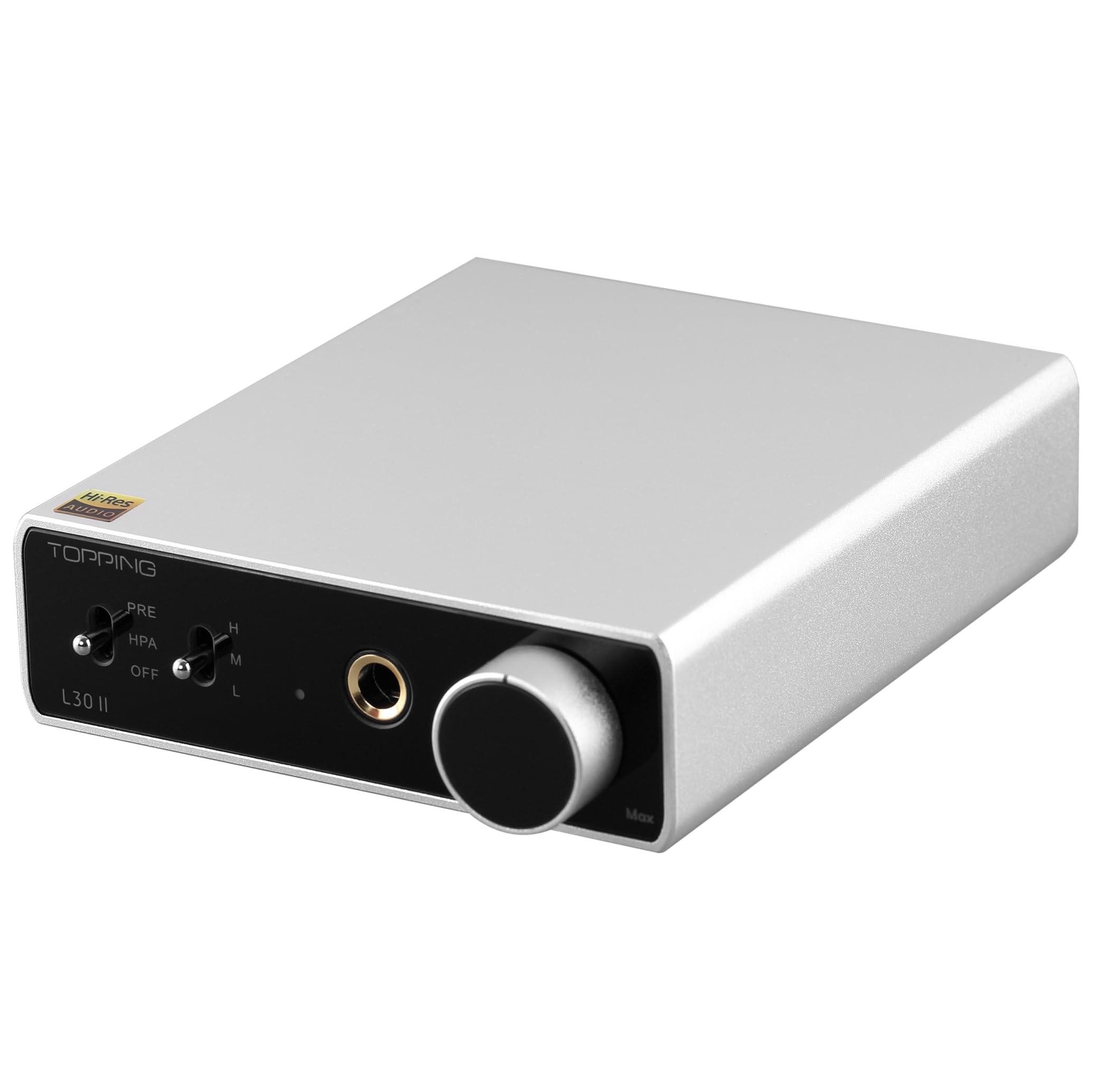 TOPPING L30 II NFCA Headphone Amplifier, 0.3uV Ultra-Low Noise, 144dB Dynamic Range, 0.00006% THD+N, Three Gain Settings, Compatible with High/Low