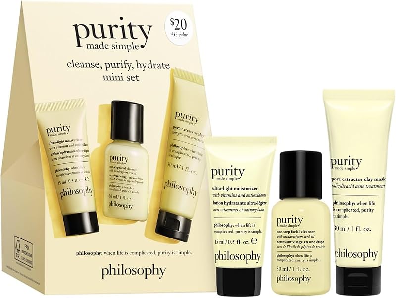 Pureza hecha limpiador facial simple de un solo paso: con aceite de semilla de pradera limpia y derrite suavemente la suciedad, la grasa y el maquillaje rebelde. Jabón facial sin parabenos.
