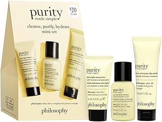 philosophy purity made simple one-step facial cleanser- with meadowfoam seed oil gently cleanses & melts away dirt, oil & stubborn makeup paraben-free face wash