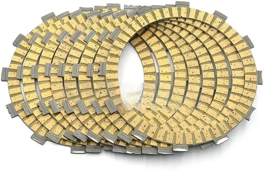 Motorcycle Friction Plates Clutch Kit 8 PCS Motorcycle Clutch Friction Disc Plate for Y&AMAHA XV1100 XV1100S XVS1100 XVS1100A XVS1100AT XVS1100AW V for Star for V-Star 1100