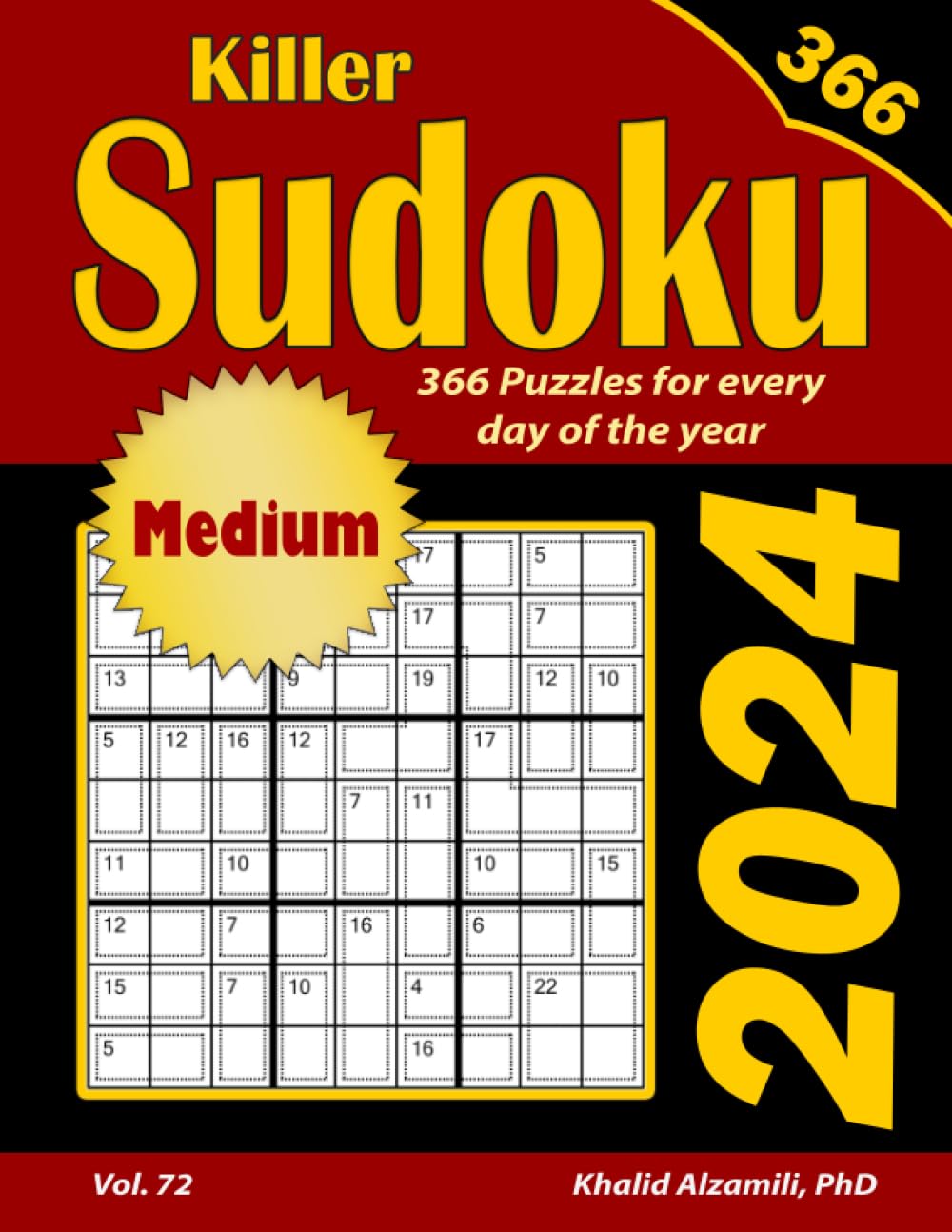 2024 Killer Sudoku: 366 Medium Puzzles for Every Day of the Year (Game Calendars Series)