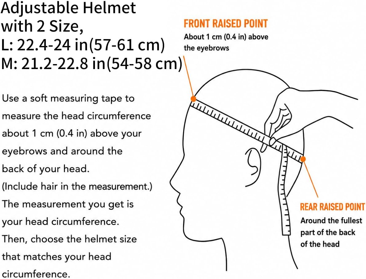 Adult Bike Helmet with Visor, CPSC 1203 Certified | Lightweight Adjustable 11 Vents Baseball Cap Style, Women & Men Bicycle Commuter Cycling Road Scooter City Riding E-Bike