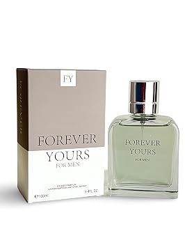 FOREVER YOURS for Men Eau de Parfum Spray, 3.4 Fl Oz, Notes Ginger,Patchouli, Cedar Wood
