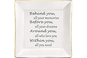 Graduation Gift 2024 for Her, Inspirational Graduation Ring Dish