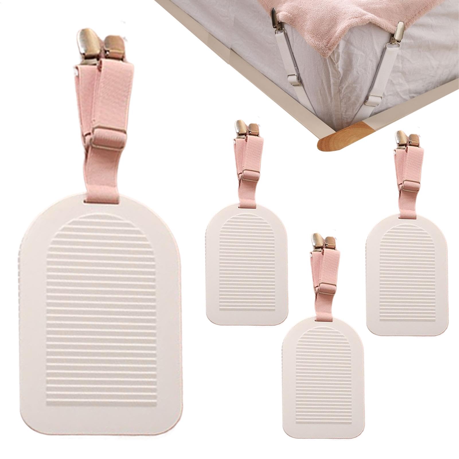 Sangles de Drap-Housse Tendeur Clips de Matelas Attache Tapis de Refroidissement