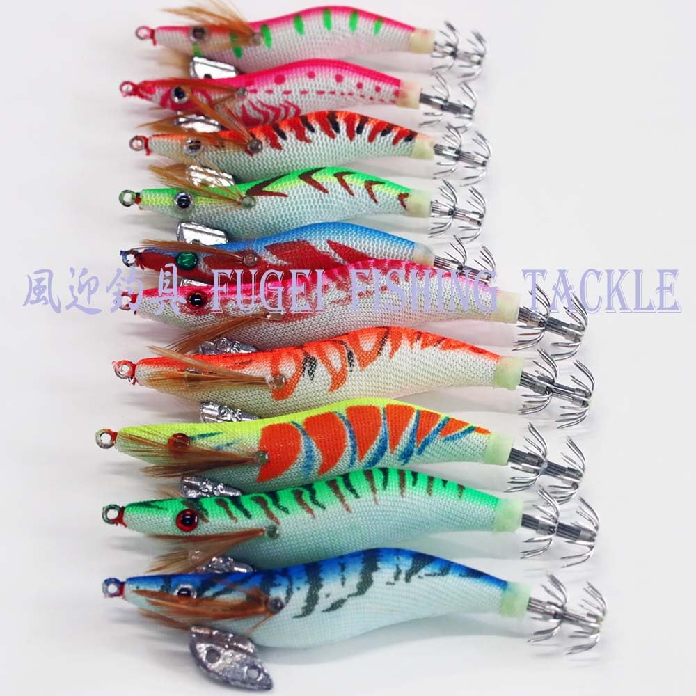 Amazon | 2.0号/2.5号 エギ 10本 セット 夜光 イカ釣り エギング エギ