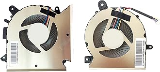 New Replacement CPU and GPU Cooling Fan for MSI GF63 GF65 Thin MS-16R1 MS-16R2 MS-16R3 MS-16R5 WF65 Series PABD08008SH PAAD06015SL (Left + Right Side Fans)