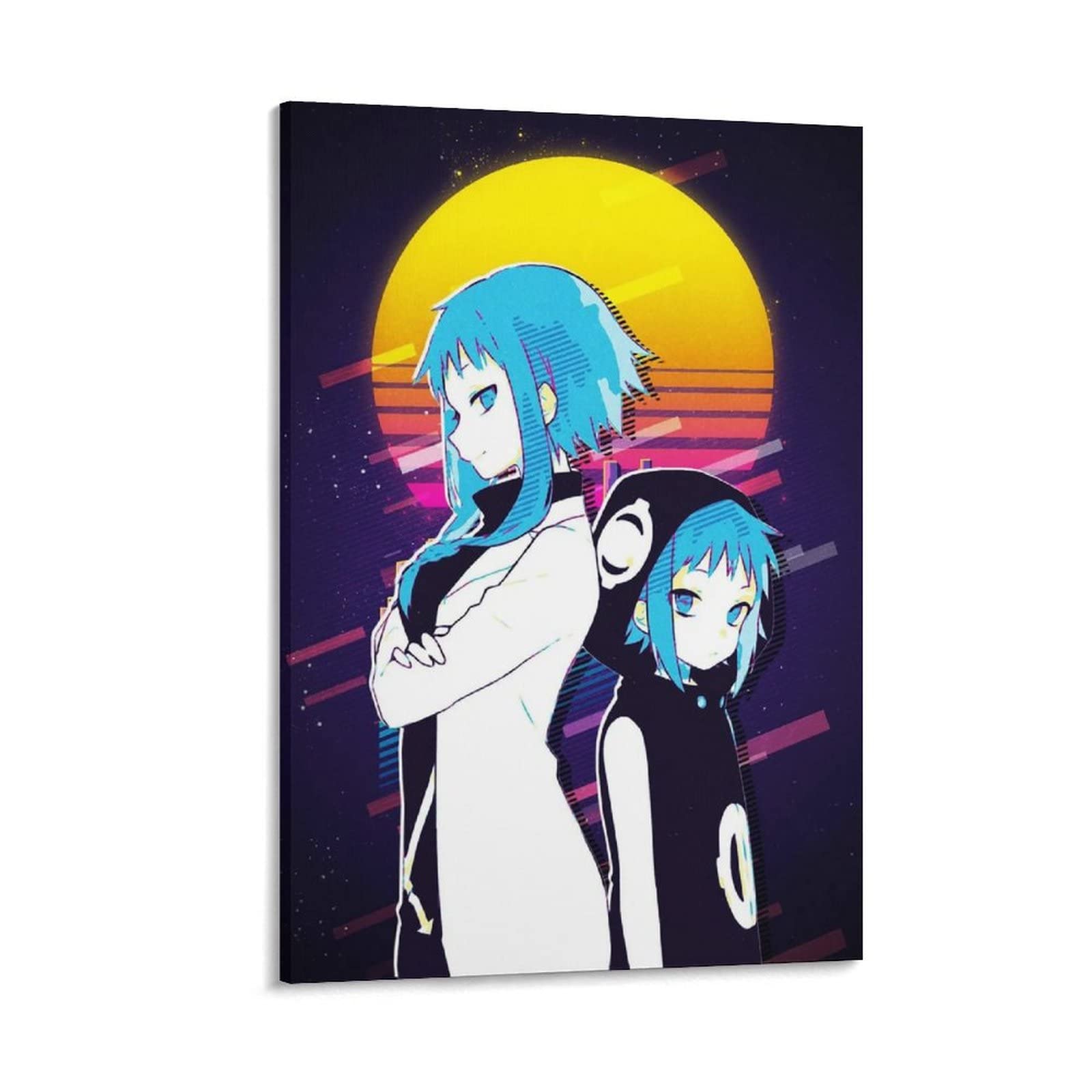 Maka Albarn And Crona Poster Soul Eater Wall Art Poster Prints Home Decor Picture Canvas Painting Posters 20x30inch(50x75cm)