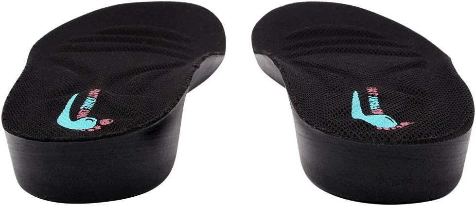 FOOTINSOLE Height Increase Insoles for Men - 1 Inch Shoe Lifts with Cushioned Arch Support & Shock Absorption