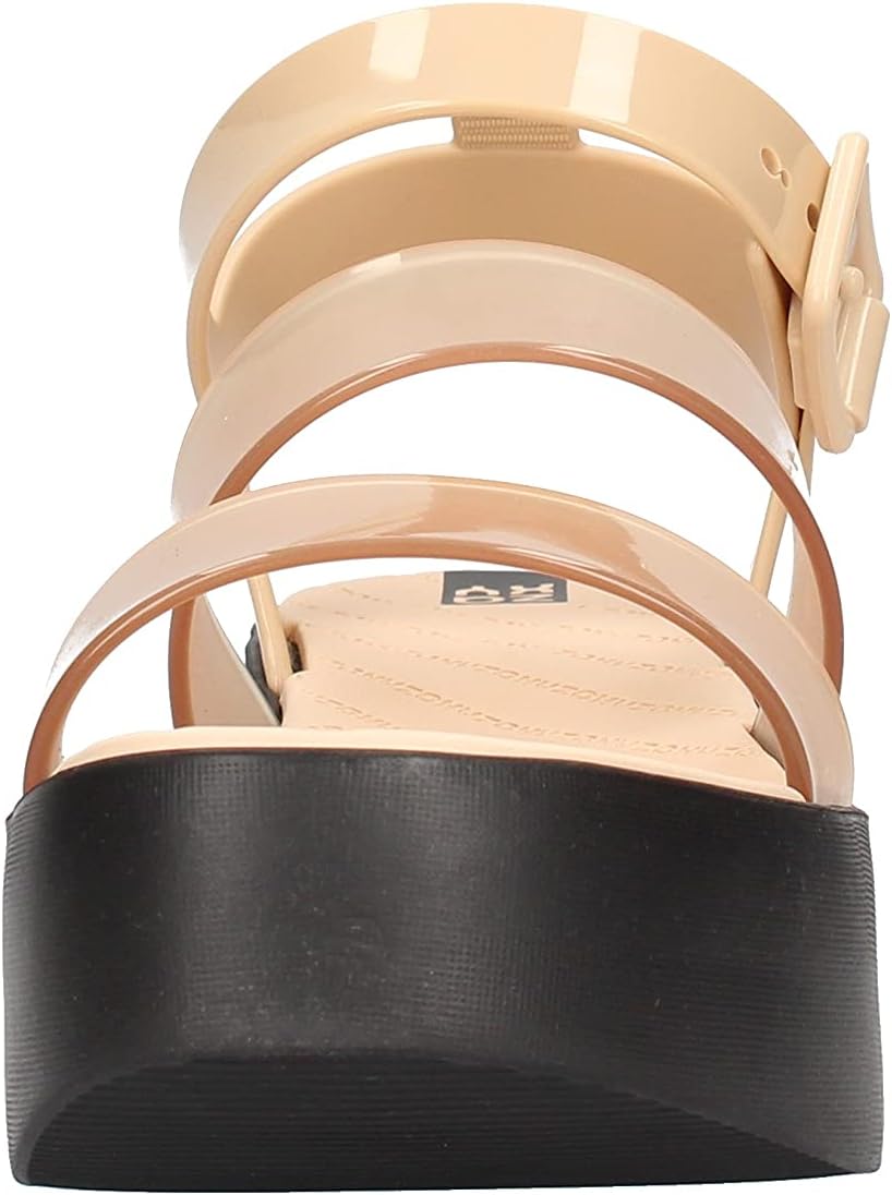 Sandália Plataforma Zaxy Future Bege Translúcido 18059 Grendene  Tamanho:35;Cor:bege translúcido | Amazon.com.br