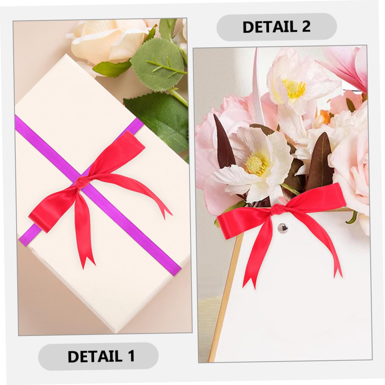 12 Rollen Farbige Satinbänder Breit Vielseitige Dekobänder für Geschenkverpackung Bastelarbeiten und DIY Dekoration Strapazierfähiges Polyester für Schleifen und Kreative