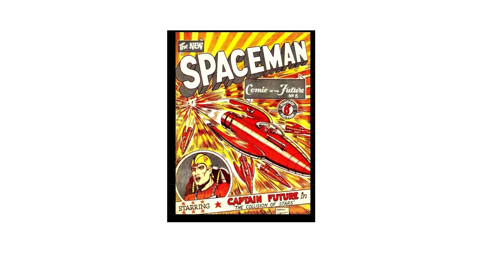 Spaceman #5 (B&W): Golden Age Science Fiction Comic