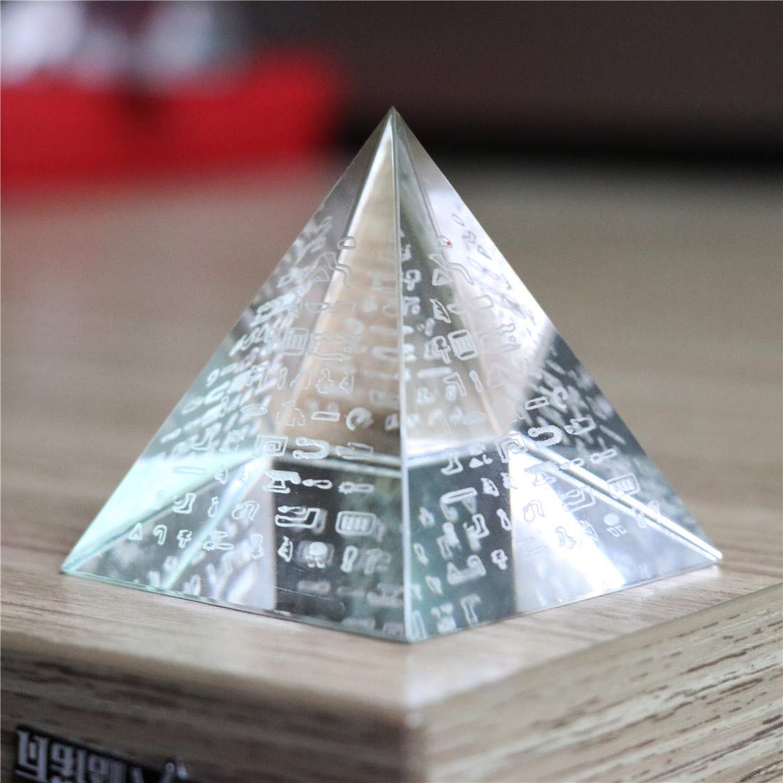 Amazon.co.jp: Crystalsuncatcher 60mm クリスタルピラミッド置物 収集