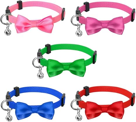 Bow tie cat collar with bell Clearance