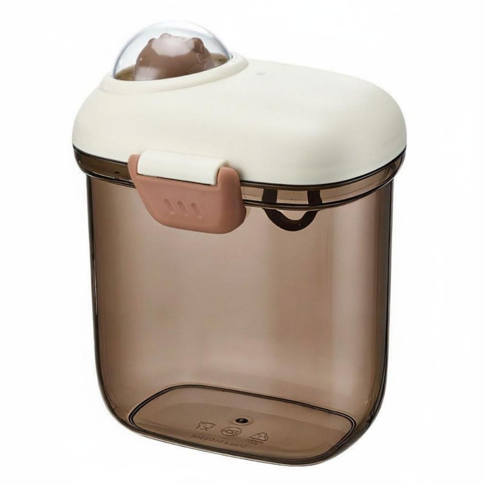 Airtight Milk Powder Box Leakproof Portable Powder Container Airtight Baby Milk Dispenser Easy to Clean for Parents, Brown, Large | Home & Garden | Kitchen Dining & Bar-image-17
