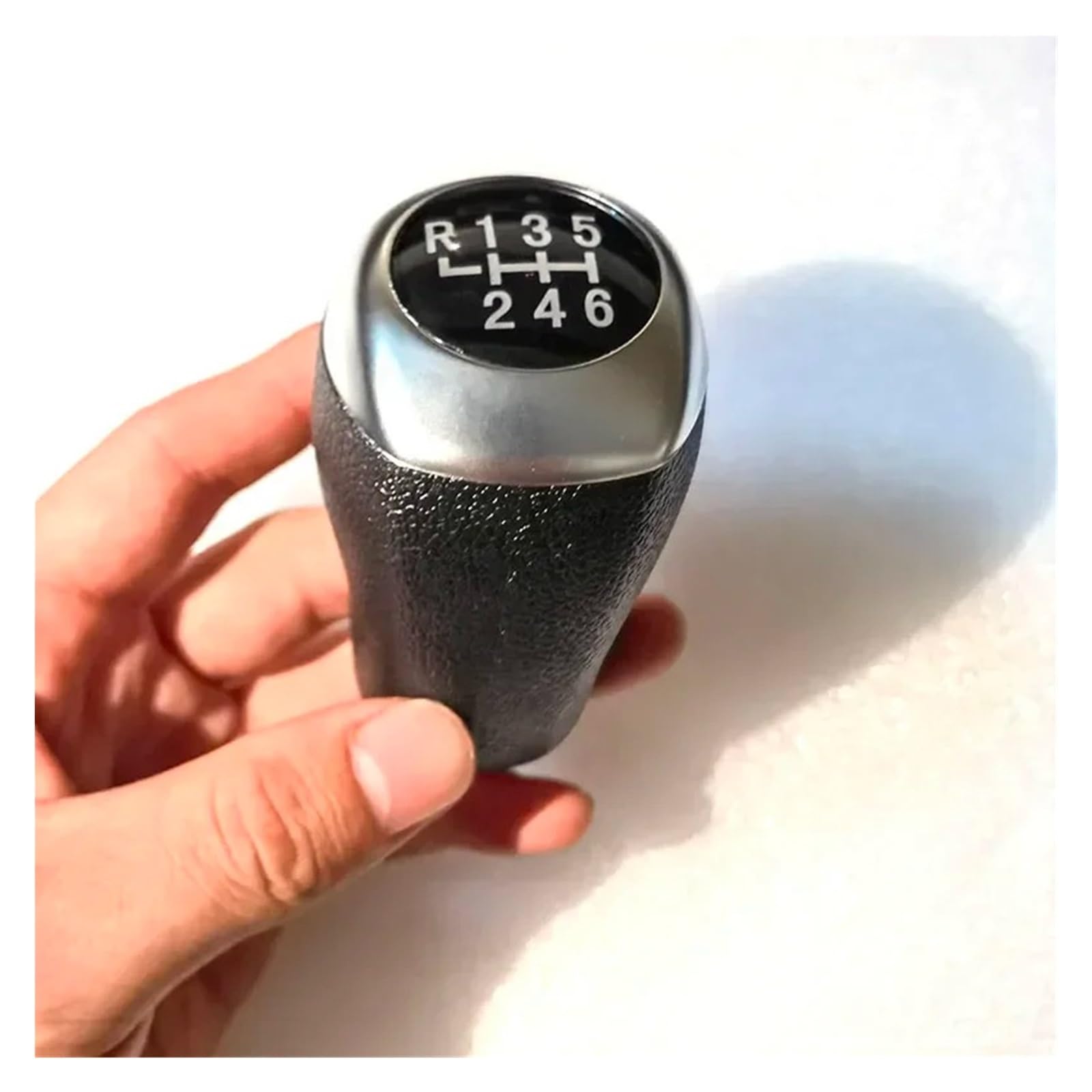 DWTNMEX Gear Shift Knob for Hyundai for Accent for Verna for Solaris for HB20 for Elantra GT for I30 I25 5 6 Speed Manual Gear Shift Knob Transmission(Matte Cover 6 Speed)