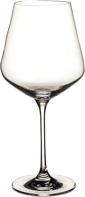 Villeroy & Boch 11-3667-8110 La Divina Kielich do wina czerwonego, szklany, przezroczysty, 4 szt. (Opakowanie 1 szt.) (Opakowanie może się różnić)
