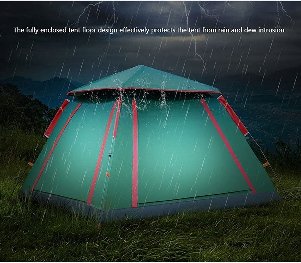 Tienda de Campaña, Tienda De Campaña con Protector Solar De Vinilo, Protección Integral contra La Lluvia, Tiendas De Campaña Turísticas, Tienda Explorer Al Aire Libre Tienda de Campaña Compacta (Colo