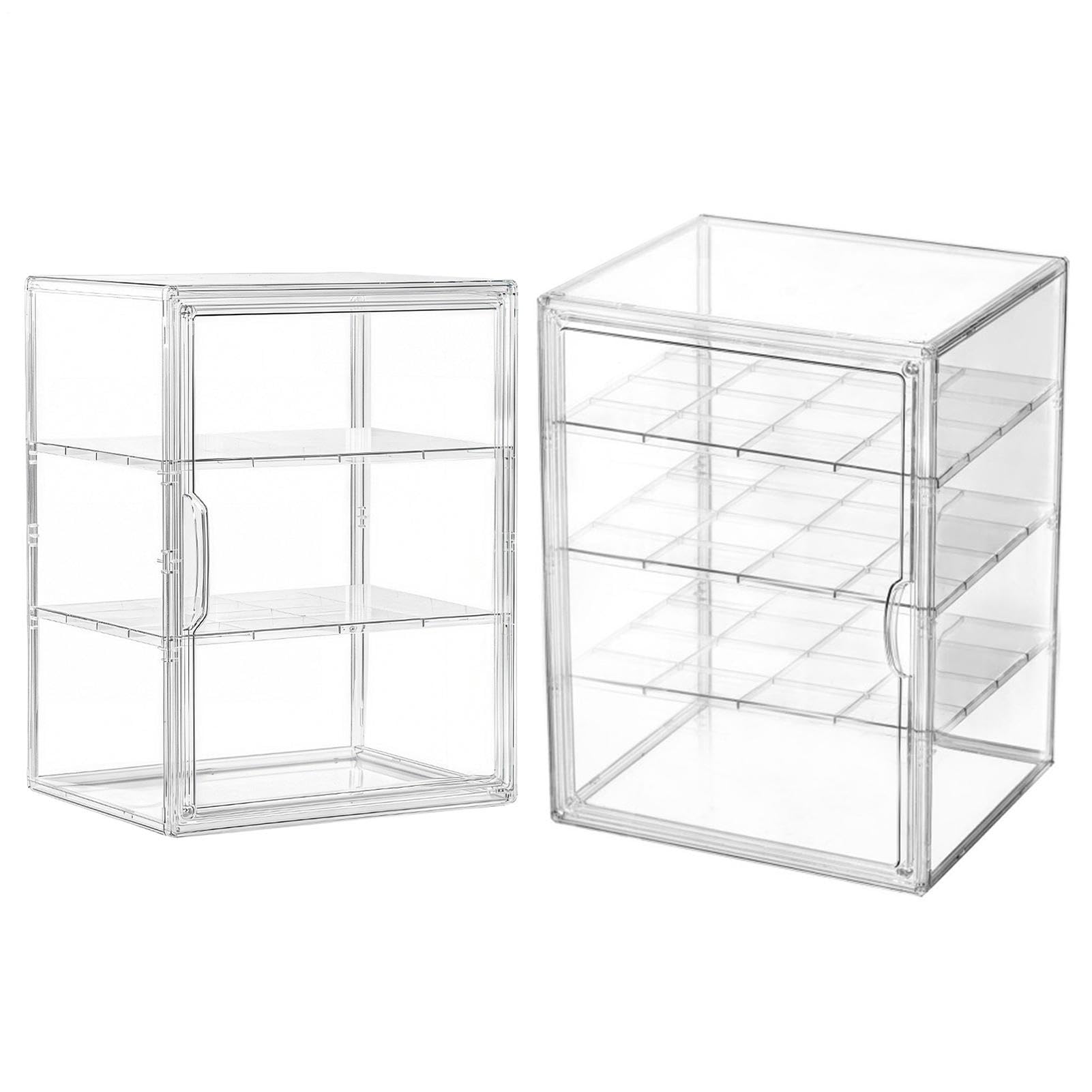 Expositor De Panadería Contenedor Grande Ajustable De Acrílico Transparente | Grande Para Hogar Despensa Encimera Esquina Comida Sándwich Tostada Bagel Rollo Pan Masa Plátano