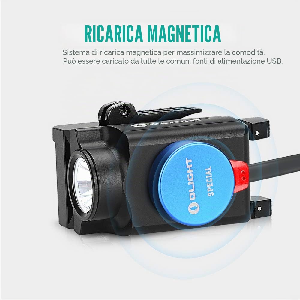 OLIGHT PL-Mini 2 Valkyrie Torcia Potente LED Regolabile, Luce Professionale Multifuzionale Lampada Ricaricabile 600 Lumen 100 Metri per la Caccia, Ricerca, Outdoor Illuminazione Campeggio