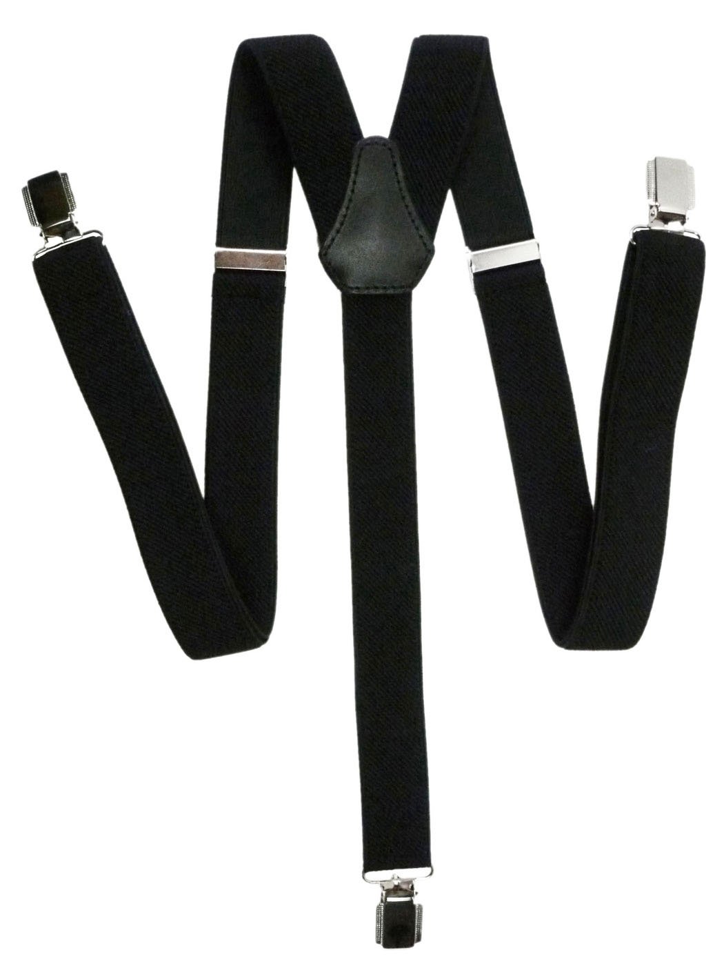 Olata Men's Dark Blue Unisex Skinny Style Fully Adjustable Clip On Braces/Suspenders, 2.5Cm