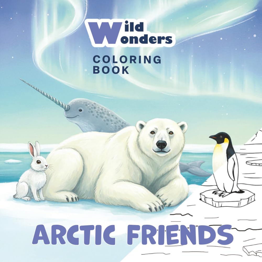 Wild Wonders: Arctic Friends - Coloring Book