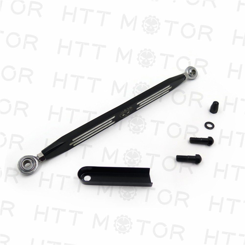 MT288-009- CNC Skull Shift Linkage Compatible with H-D Street Glide Trike FLHXXX Electra Glide Classic EFI FLHTCI FLHT Black