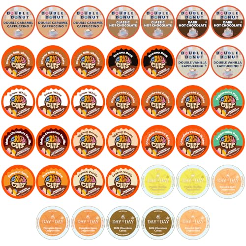 Crazy Cups Cappuccino & Hot Chocolate Variety Pack