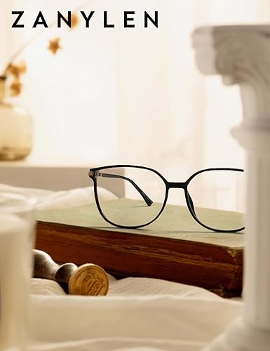 Miniatura 3 de Vintage Cat-eye Blue Light Blocking Glasses for Women, Lightweight TR90 Fashion Eyeglasses