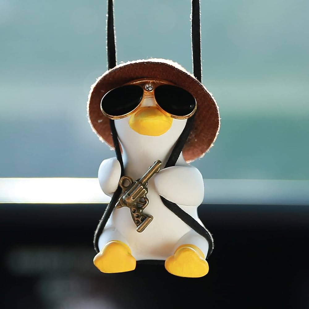 Amazon.com: Cool Swinging Duck Car Hanging Ornament, Pendant