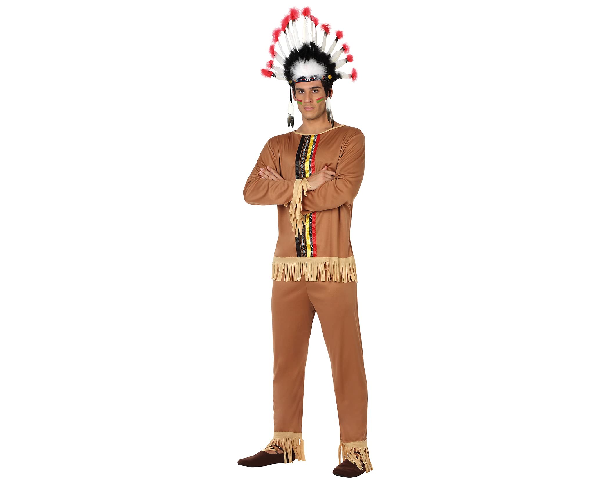 Atosa Indian Costume Men's Adult Light Brown