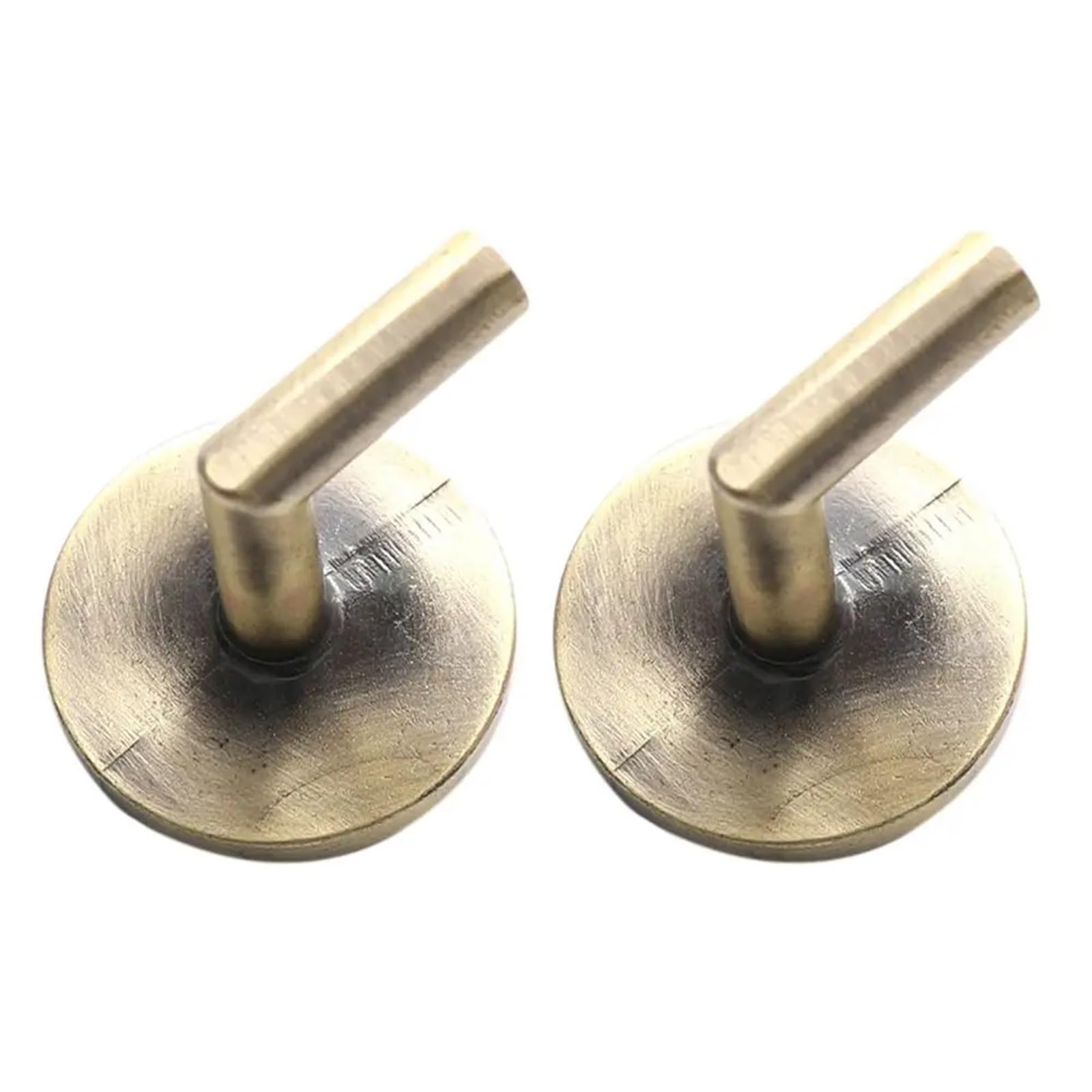 PPQIRU 2 pcs Wall Mounted Metal Curtain Hooks Holdback Decorative Drapery Hanger New Portable For Home(Bronze)