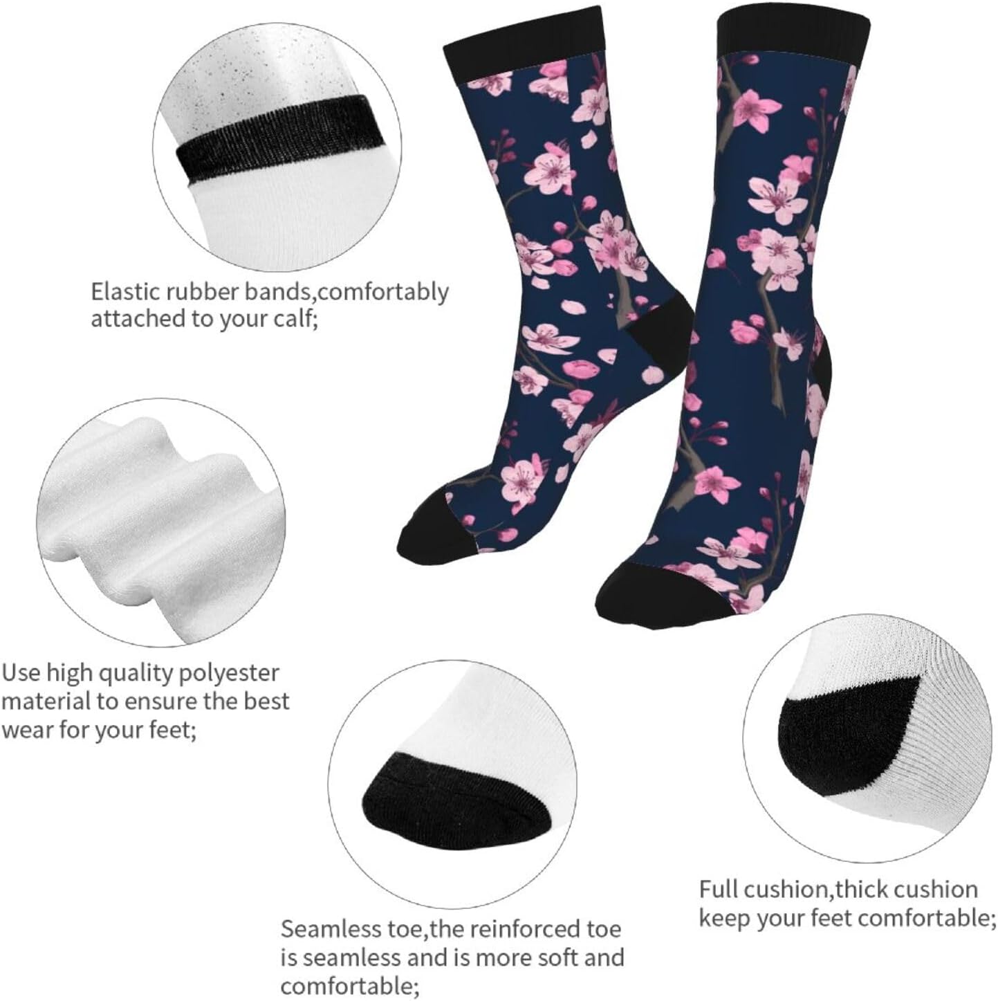 White Black Grey Gooses Casual Unisex Novelty Fun Crew Socks Fashion Comfortable Men And Women Crazy Dress Socks