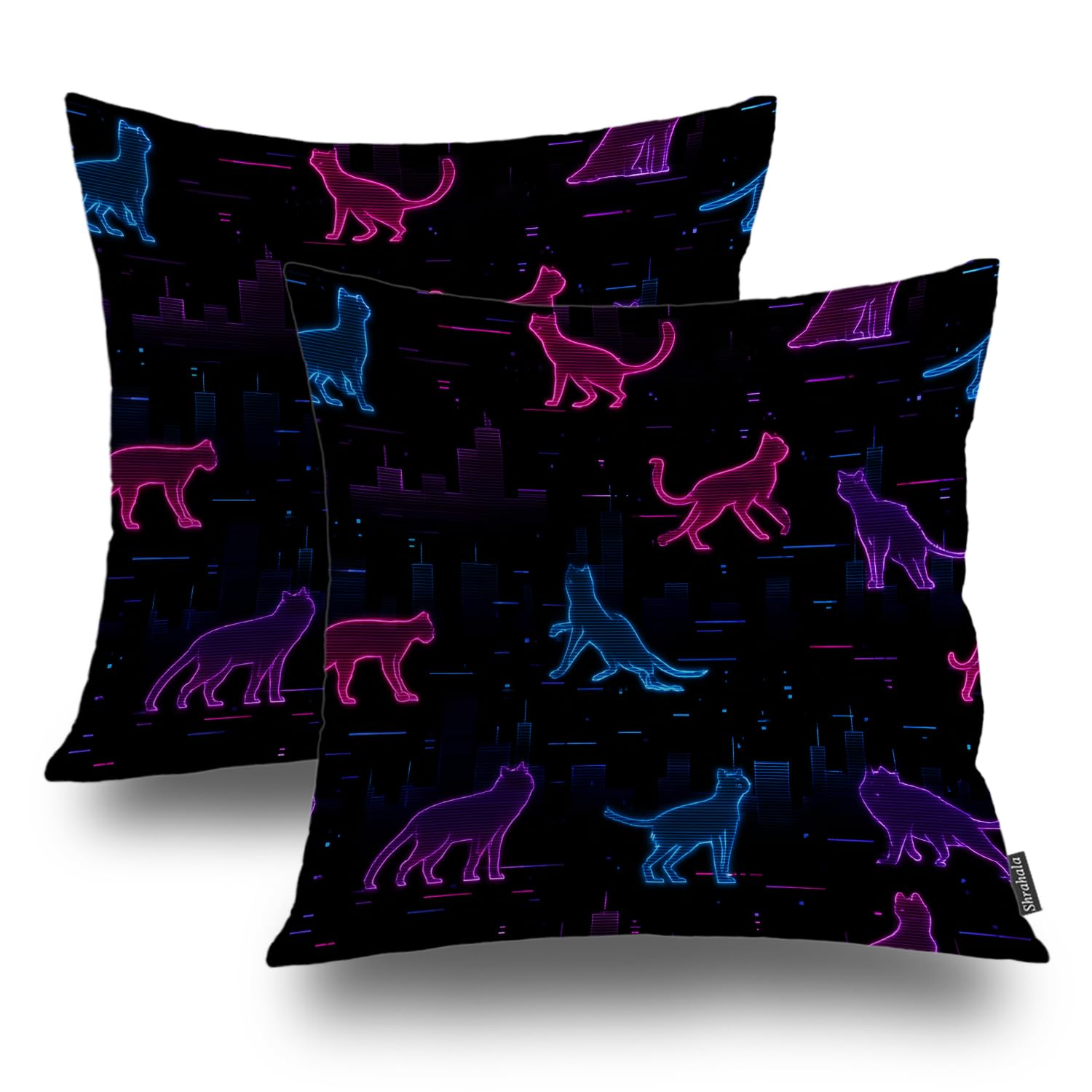 Housse de coussin canapé chat pour rénover vos vieux oreillers de salon