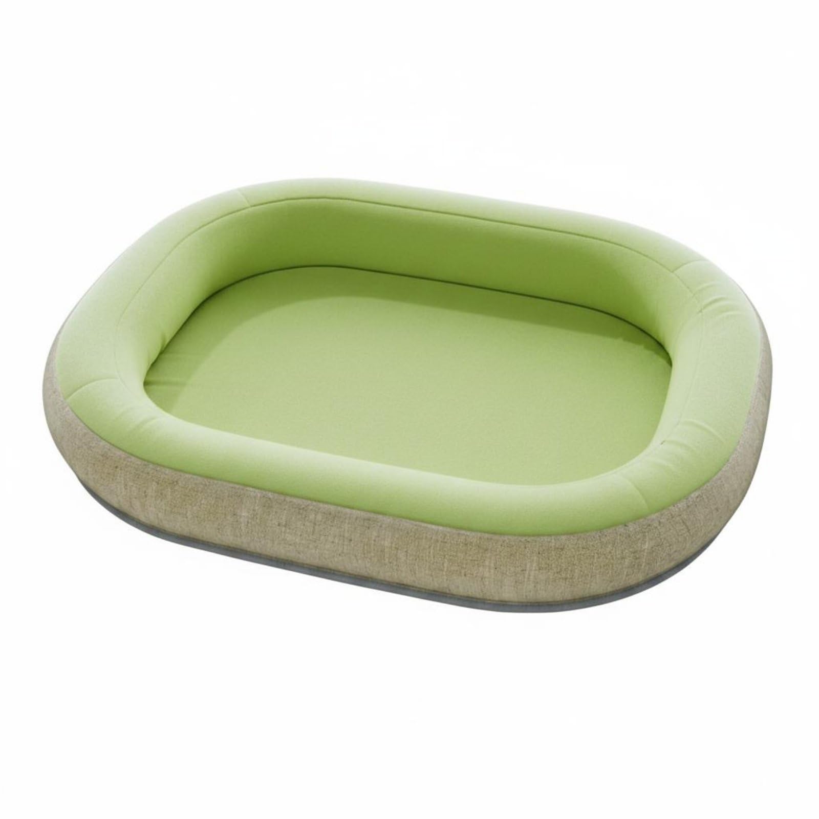 Cuccia Ovale Tappetino Nido Cuscino in Tessuto Oxford per Uso Quotidiano Pulizia Rapida Ambiente Accogliente Adatta a Camera da Letto Soggiorno Balcone Chiuso Interni, size to 1
