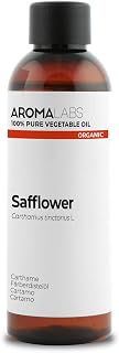 ORGANIC - SAFFLOWER Oil - 100mL - 100% Pure, Natural, Cold Pressed and AB Certified - AROMA LABS (French Brand)