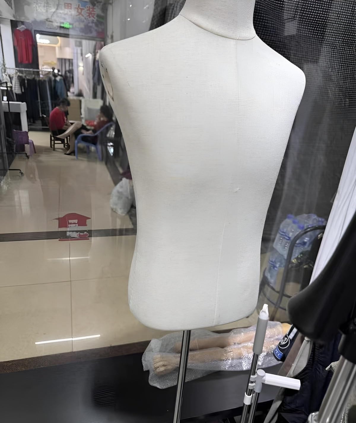 Amazon.co.jp: マネキン トルソー メンズ 高さ調節可能 回転