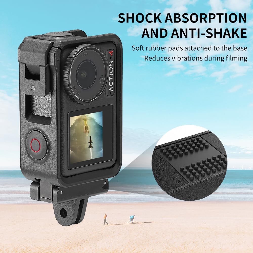Support Magnétique Pour DJI Osmo Action 5 Pro/4/3/360 – Adaptateur Rapide à Aimant Puissant – Pour Trépied Et Selfie