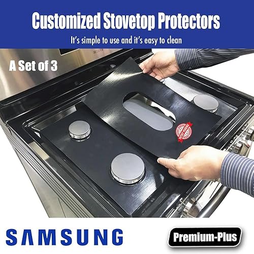 Miniatura 7 de Cubiertas de protección para estufas Samsung - Protector superior para estufas de gas Samsung - Personalizados - Cubiertas de estufas para fácil