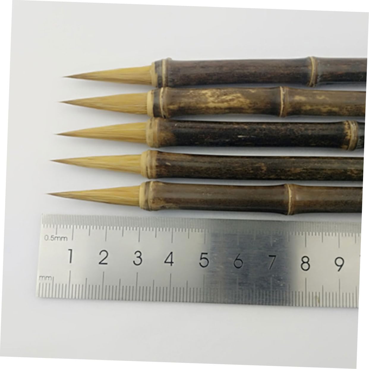 Gadpiparty Wolf Hair Calligraphy Brush with Handle Traditional Chinese Writing Brush for Watercolor Painting for Students and Artists for Calligraphy Practice and Art Projects