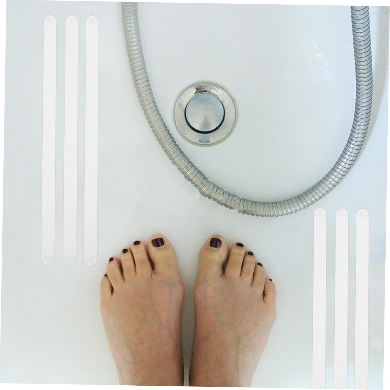 PRETYZOOM 120pcs Peva Floor Sticker Tape for Stairs Bathtubs and Bathrooms Easy to Install Non- Grip Tape for Indoor and Outdoor Use