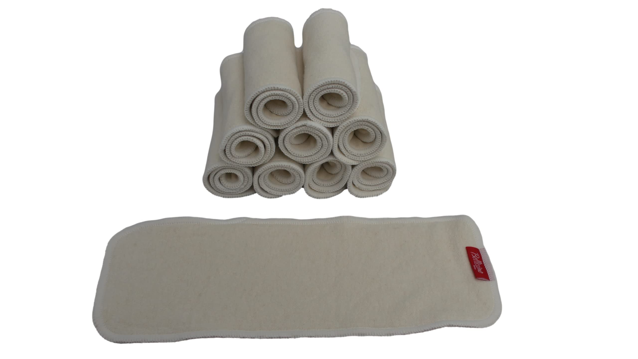 Lot de 10 inserts en chanvre 3 couches ☆ Super doux pour couches réutilisables en tissu