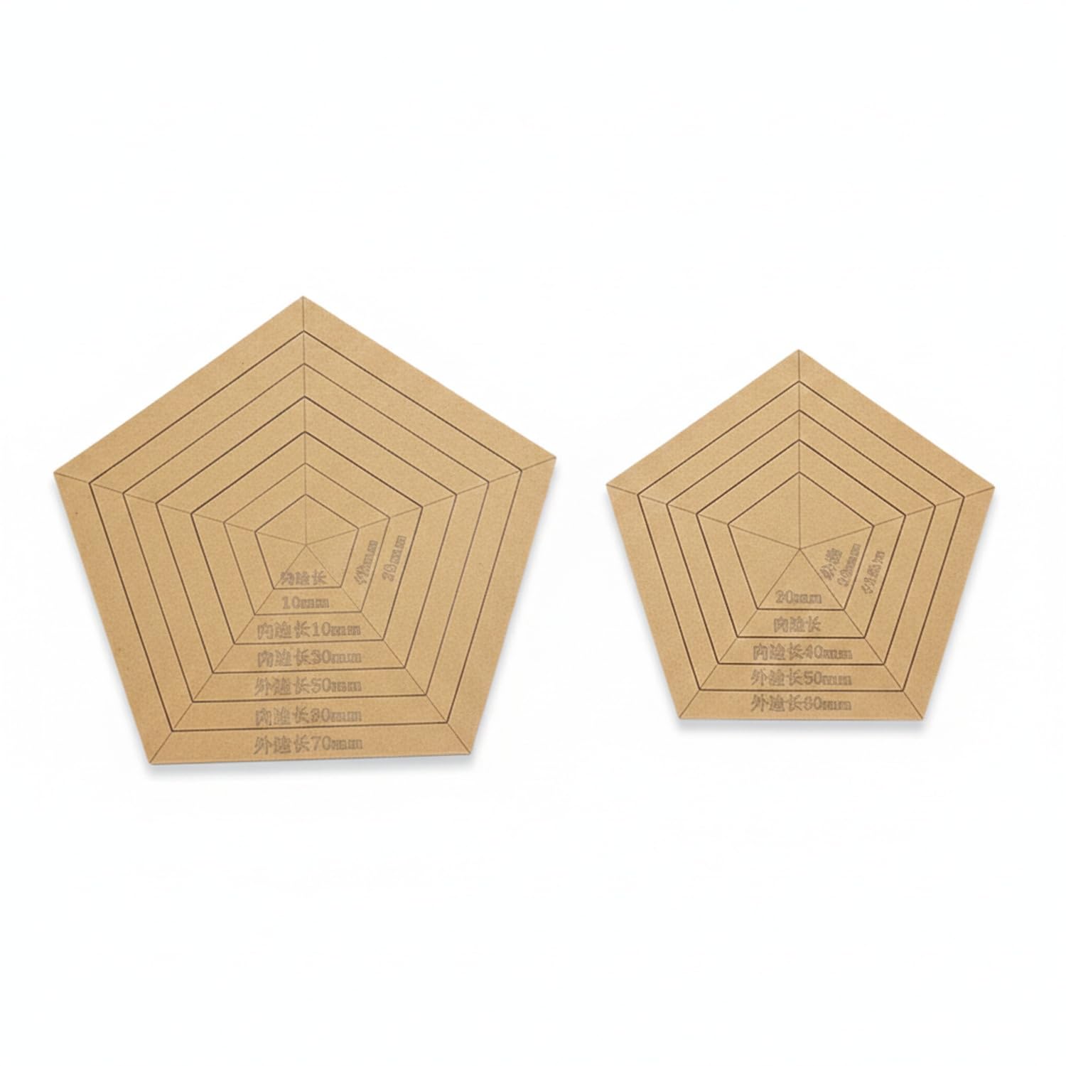 Regla de Acrílico, Set of 2