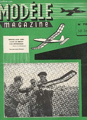 Plan De Planeur Modèle Magazine N°78 - Planche 2, Série 1, Occasion