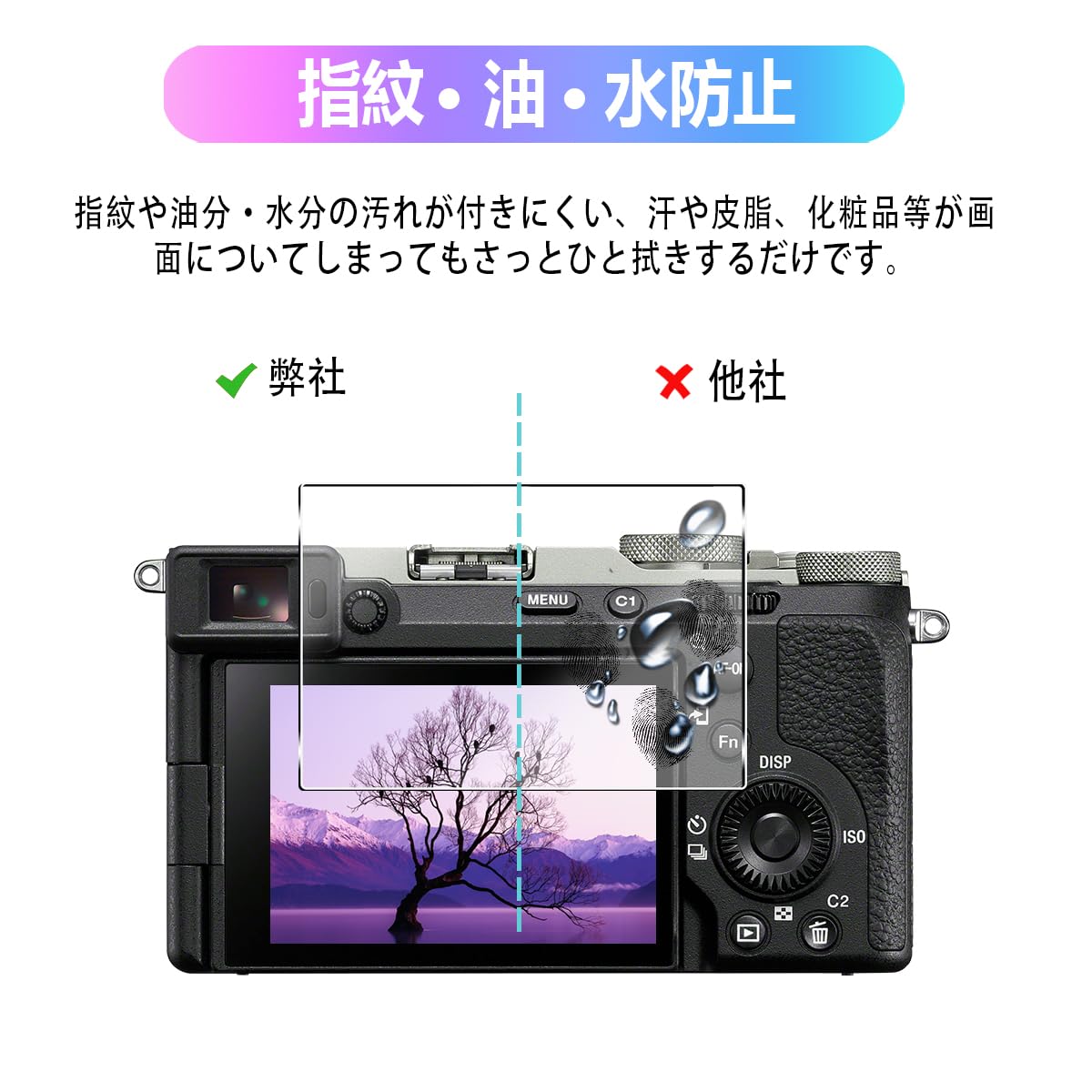 【週末限定値下げ】【ほぼ新品】SONY α6700 本体のみ➕保護フィルム Sony α7CII / α7CR α6700 α7IV フィルム 保護フィルム 反射防止