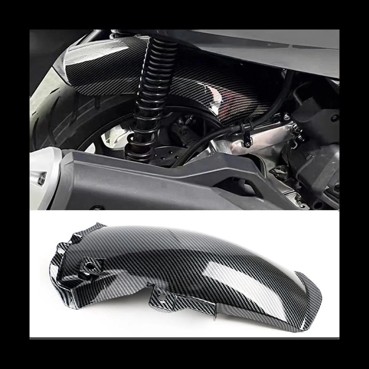 Parafango Paraspruzzi Moto per PCX160 Parafango Moto Parafango Ruota Posteriore Paraspruzzi Fango Parapolvere Parafango Moto Parafango