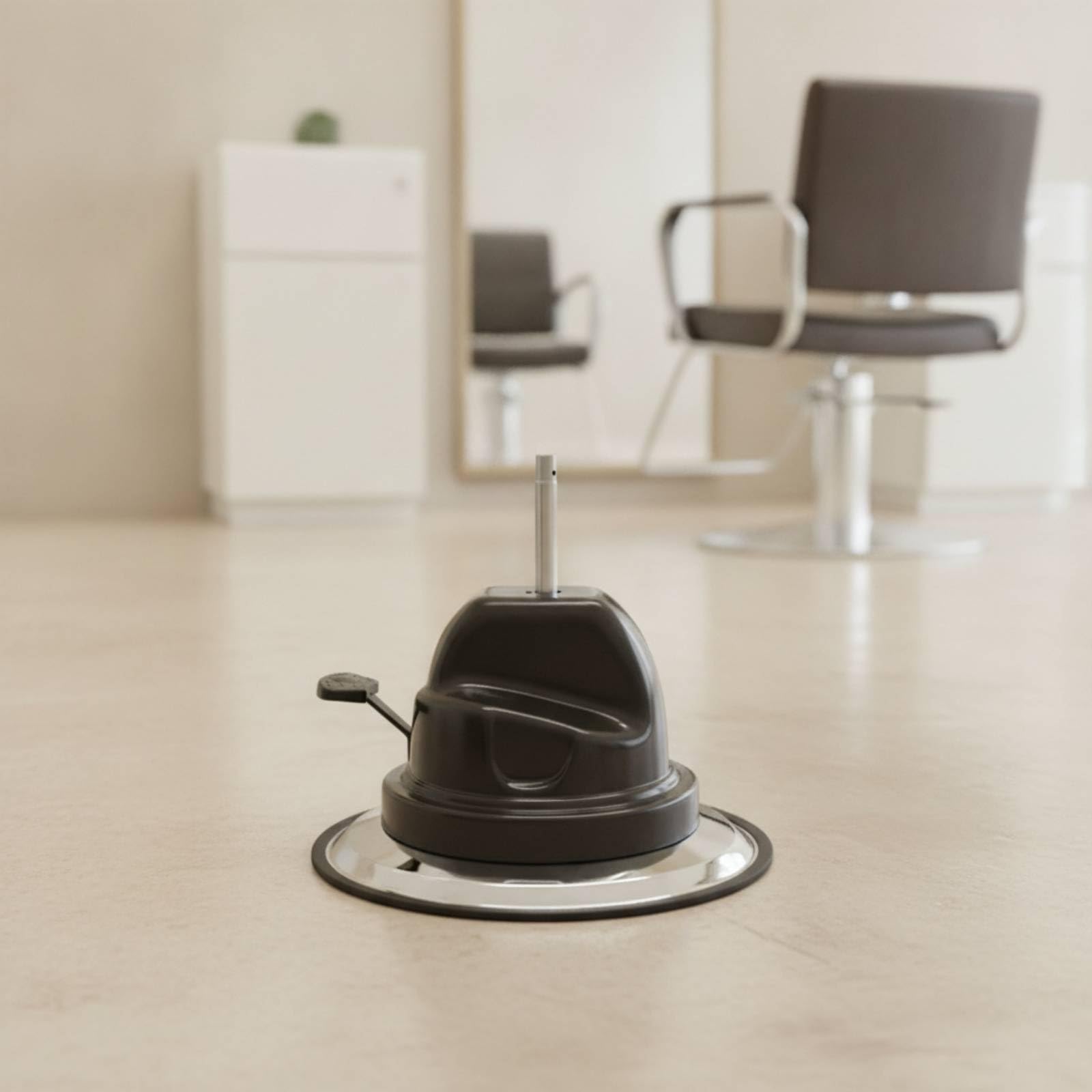 perfk Roulette de Fauteuil de Salon Roue pour Chaise de Coiffure Roulette Pivotante Remplacement Tige Filetée Mise en Place Facile Stabilité Longue Adaptée, Petit Disque