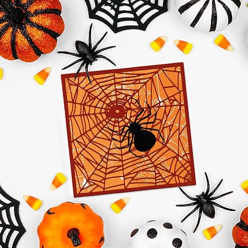 Miniatura 8 de Hying Troqueles de corte de bruja de Halloween para hacer tarjetas, hornos de veneno de bruja, troqueles de árbol muerto, plantillas de estampado en